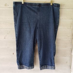 Jean stretch Capri's